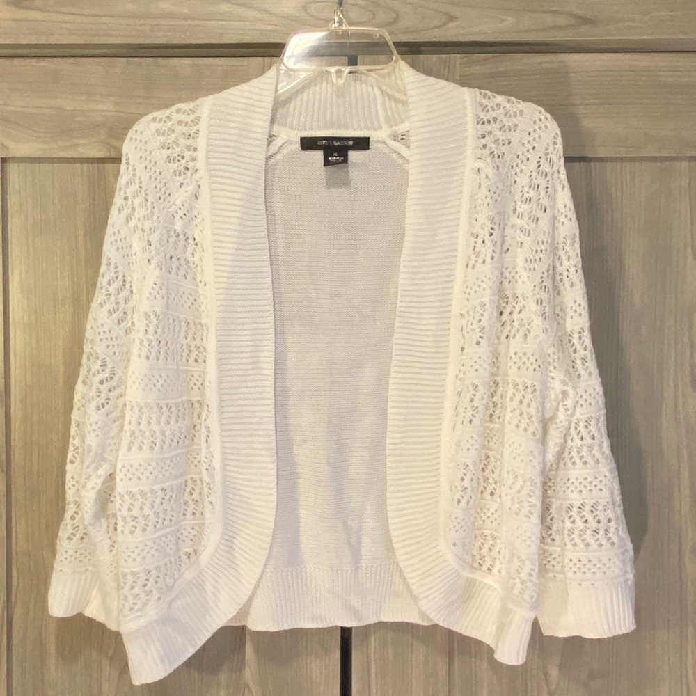 89th & Madison Open Front Crop Cardigan Size XL